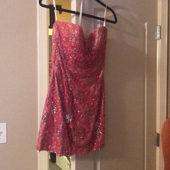 Sherri Hill Mini Dress - Pink Prom/Pageant/Homecoming! - Picture 2 of 5